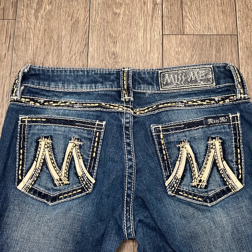 Miss Me Dark Blue Boot Cut Jeans